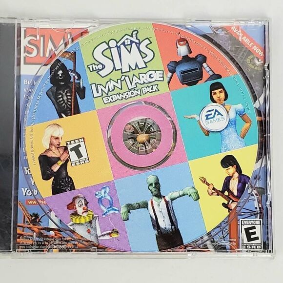 The Sims, livin' large Expansion Pack PC CD-ROM, Simulation Game, Manual and Key - Picture 2 of 4